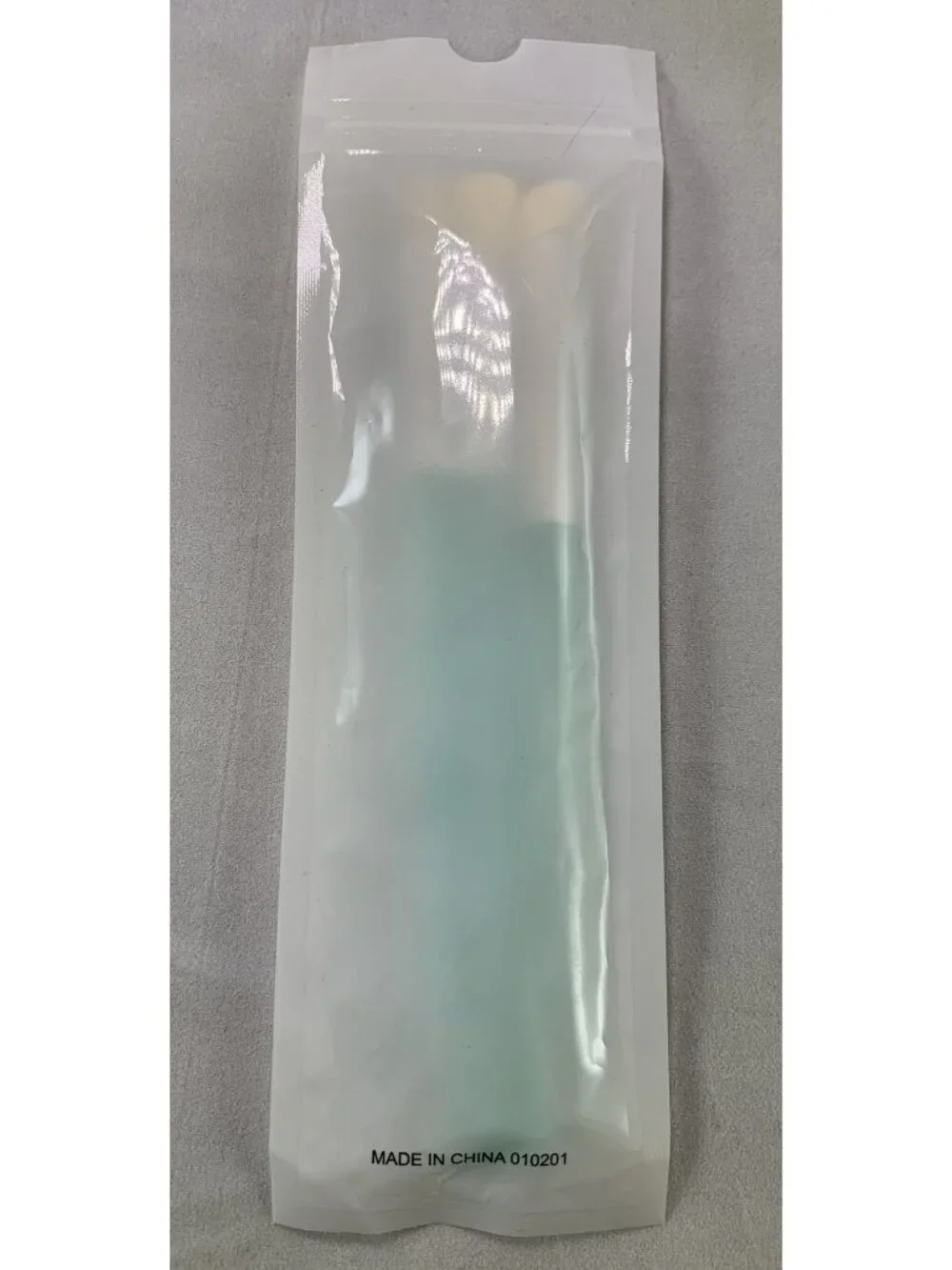 MOTD Cosmetics Makeup Brush 3-Piece Set Aqua Handles BONUS Yellow Wave Pouch